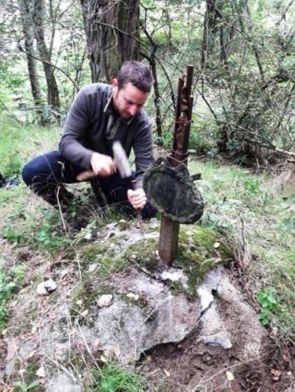 J. Jandura při práci